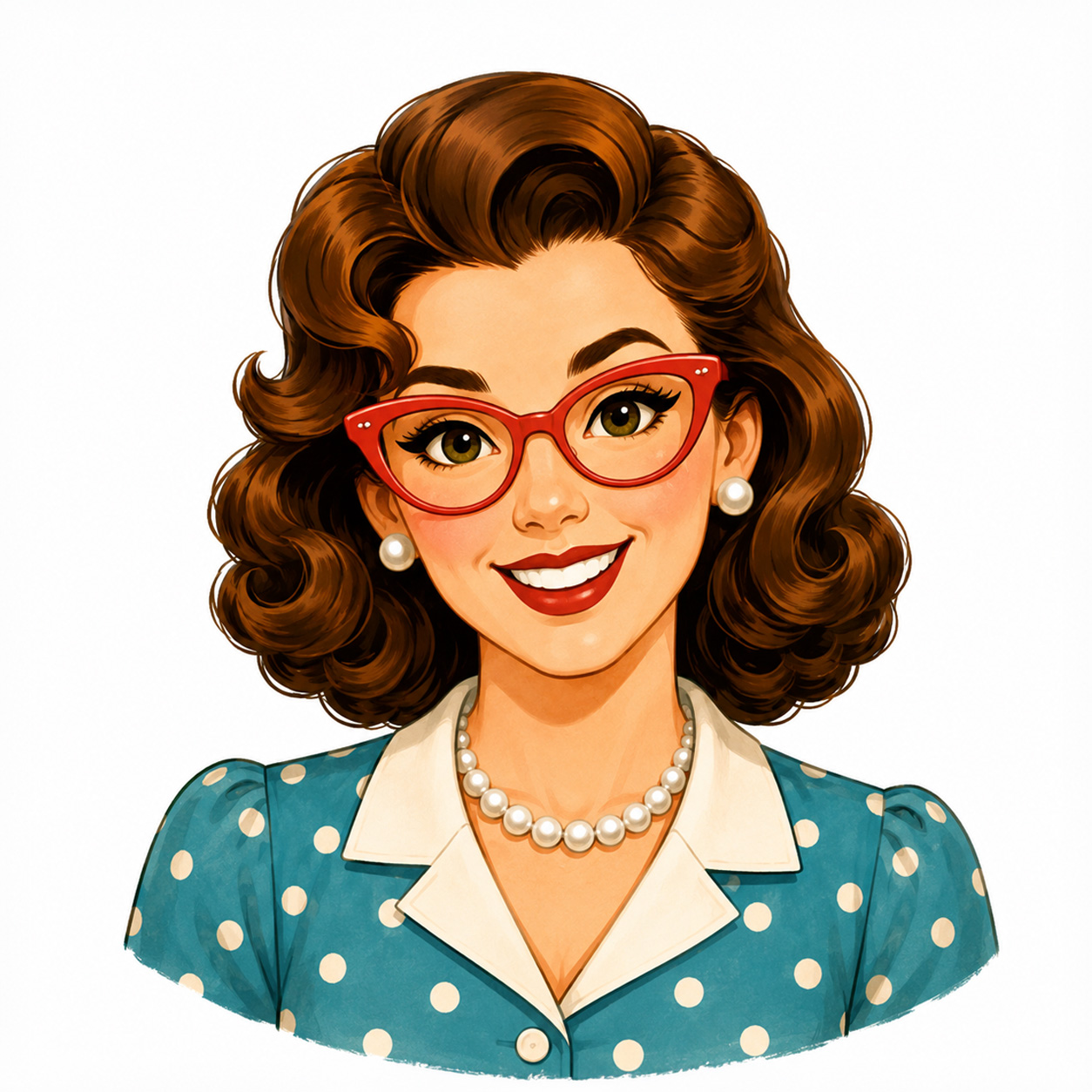 Illustrated portrait of Budgeting Claire